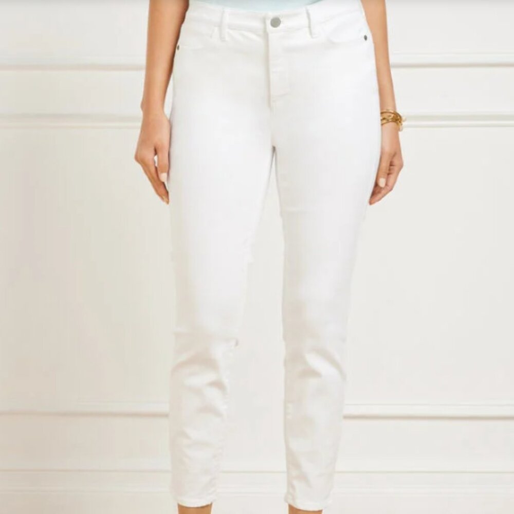 Talbots Jegging Crop, NWT, White